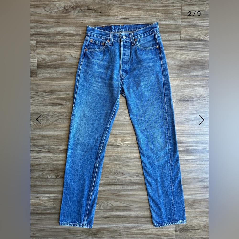 1990s Levi’s USA 501 Tag 30x36 Actual 27x32